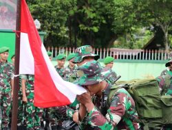 Dandim 1013 Muara Teweh Pimpin Acara Pelepas Anggota Satgas Mobile RI-PNG