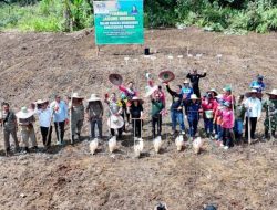 Bupati Heriyus Pimpin Penanaman Jagung Hibrida di Kecamatan Tanah Siang