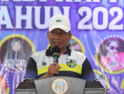 HUT KNPI ke-52 Dimeriahkan Senam Bersama di Mura, Bupati Heriyus Titip Pesan Soliditas