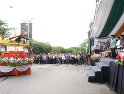 Bupati Heriyus Menghadiri Kegiatan Pawai Taaruf MTQH XXXIII Tingkat Provinsi Kalimantan Tengah