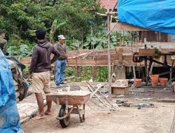 Mengawal Infrastruktur dan Aspirasi, Rumiadi Tinjau Pembangunan Balai Pertemuan Desa Tabulang