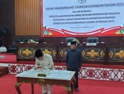 DPRD Dan Pemerintah Kabupaten Murung Raya Menyepakati Dua Raperda Penting Pada Rapat Paripurna